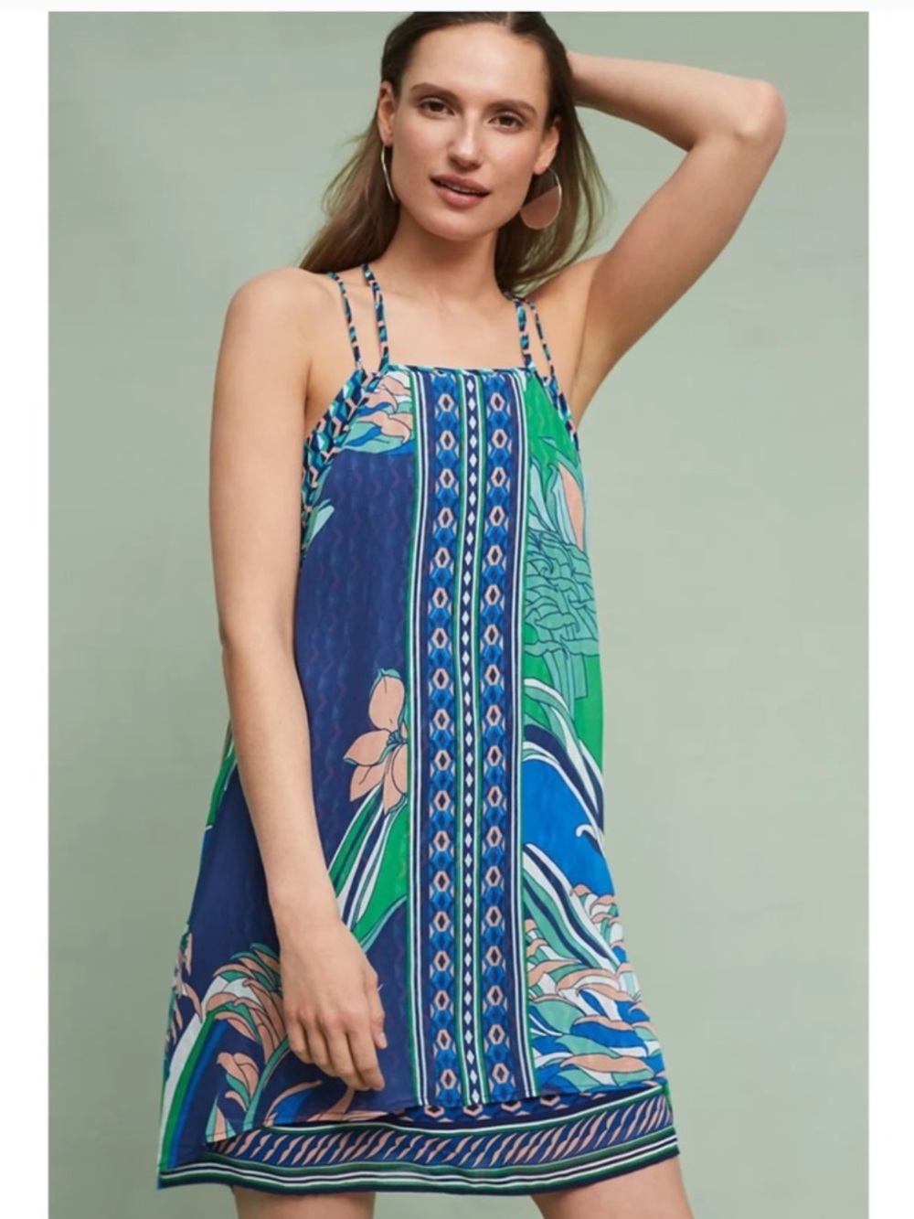 MAEVE ANTHROPOLOGIE LAUREL DOUBLE LAYER LIGHTWEIGHT FLOWY DRESS ❤️❤️